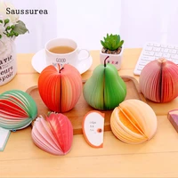 sticky notes sticker diy fruit memo pads kawaii 160 pages notebook notepad bookmark marker office school supplies stationery