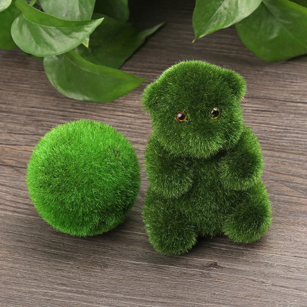 Домашний офис искусственный дерн Пасхальный кролик трава животное украшение