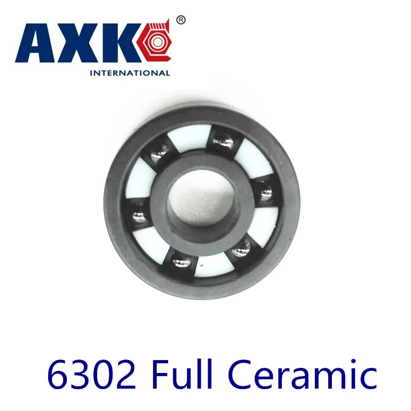 Axk 6302 Полный керамический подшипник (1 шт.) 15*42*13 мм Si3n4 материал 6302ce все