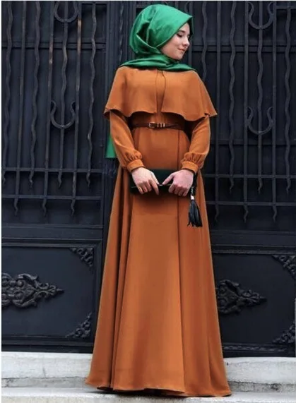 2018 длинная юбка мусульманский плащ большого размера женский арабский