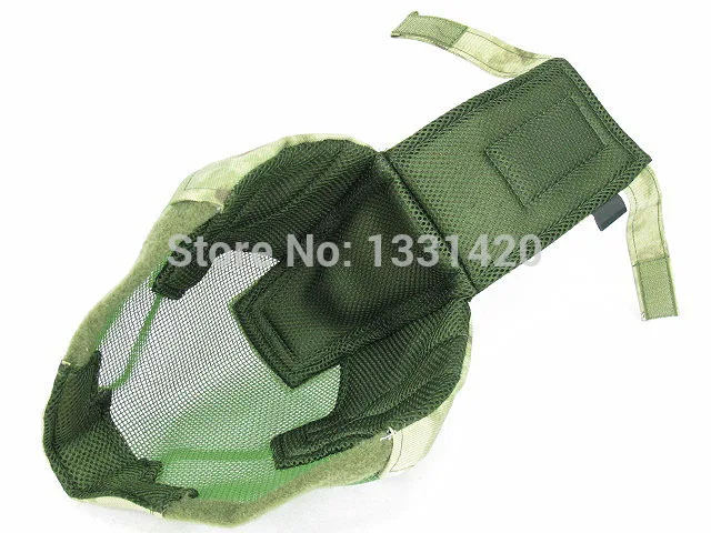 

Black Bear party mask Airsoft Blade Mesh Mask A-TACS FG Camo face dance mask