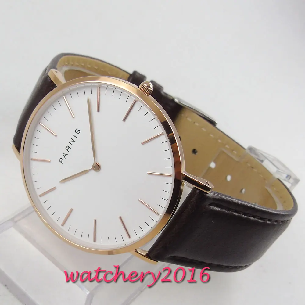 Top Brand Luxury PARNIS Fashion White Dial Quartz Men Watches Casual Date Business Male Wristwatches Clock | Наручные часы