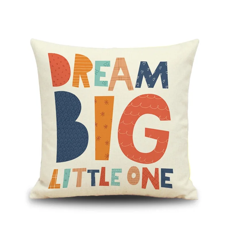 Алфавит сова кошка ситец белье Декоративные подушки охватывает использовать