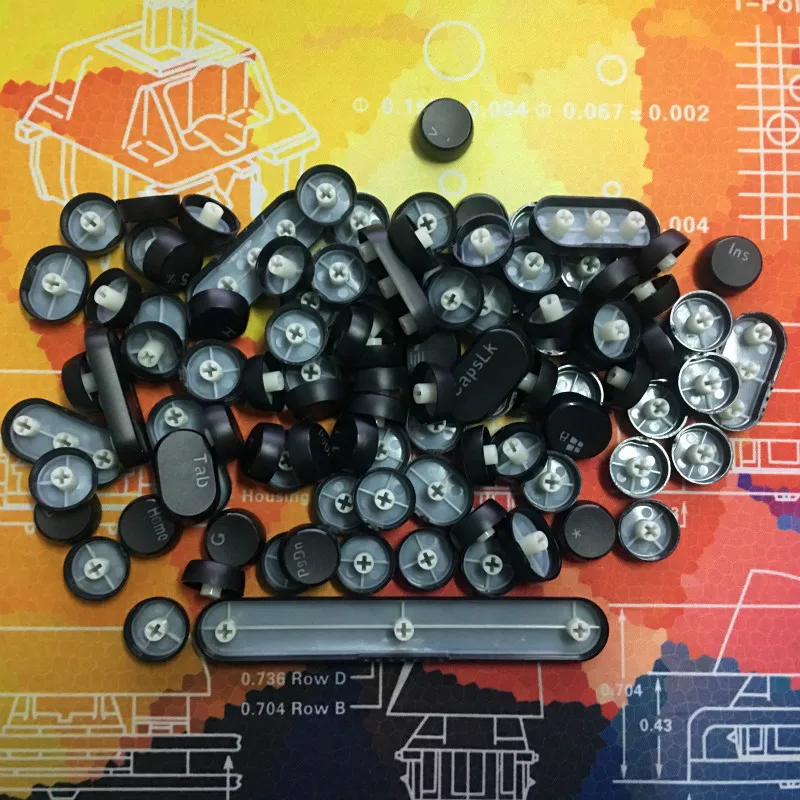 Пишущая машинка keycaps ABS двухцветная 104key стандарт просто keycap а не