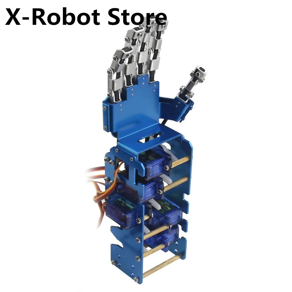 DIY 5dof Humanoid Five Finger Robot STM32 одиночный чип ультразвуковой светильник датчик Arduino
