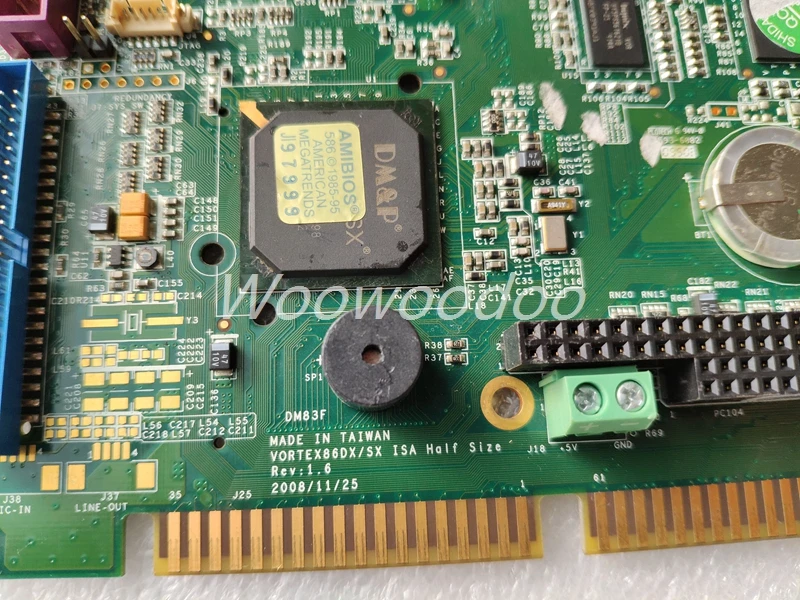 Стандартная полуразмерная Промышленная материнская плата USB 1 6/SX VSX-6124-V2 Rev: |