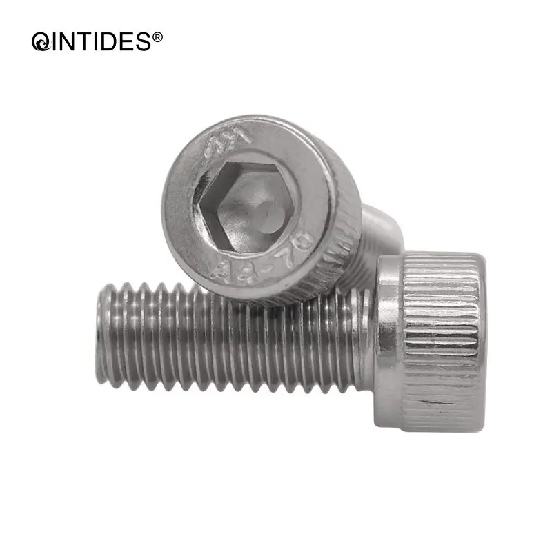 Винты с шестигранной головкой QINTIDES M12 винты из нержавеющей стали 316