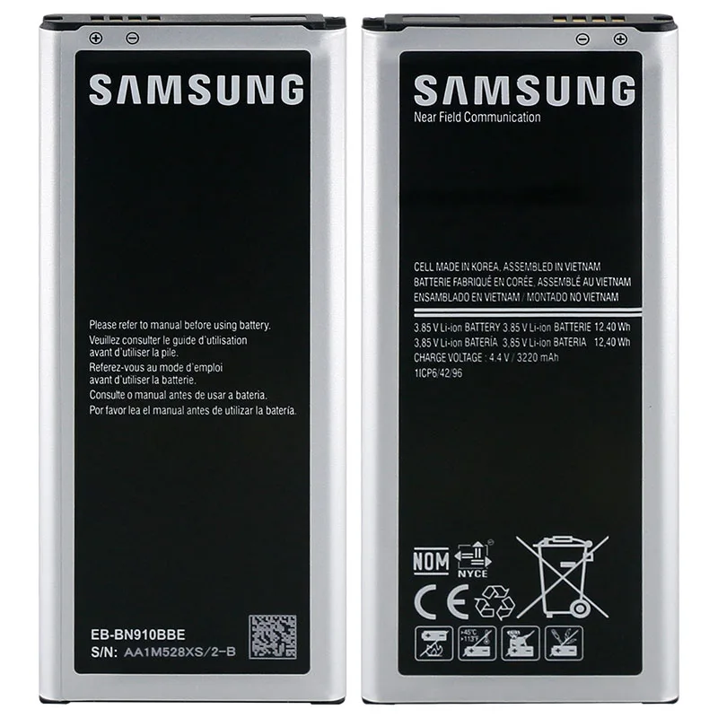 Оригинальный samsung Note4 батарея для Galaxy Note 4 N910 N910F N910A N910V N910P N910T N910H EB BN910BBE 3220 мАч с