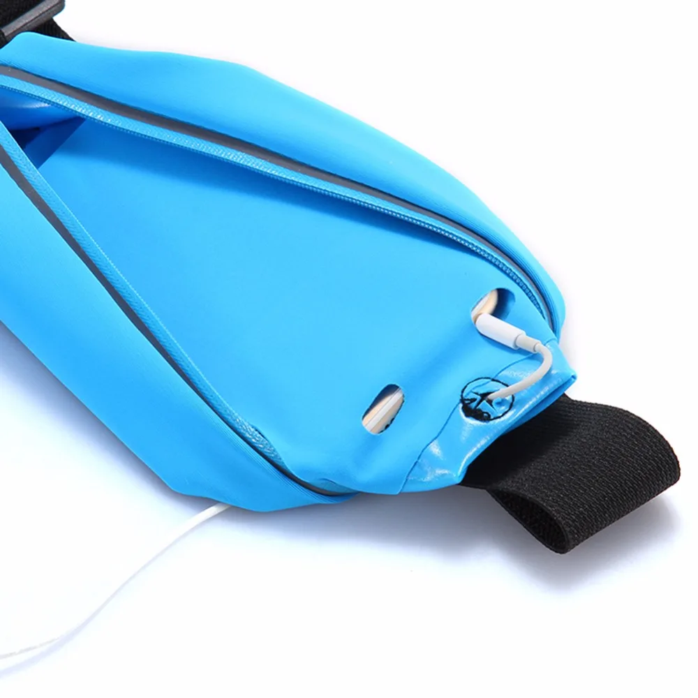 

Slim Running Cell Phone Chest Waist Fanny Pack Waterproof Sports Running Bag