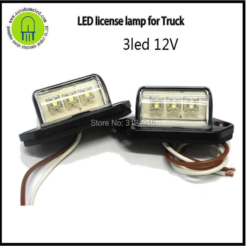 1pc X dahosun Car Led License Plate Light for 12V 24V Rear Tail Truck Lorry Trailer Caravan | Автомобили и мотоциклы