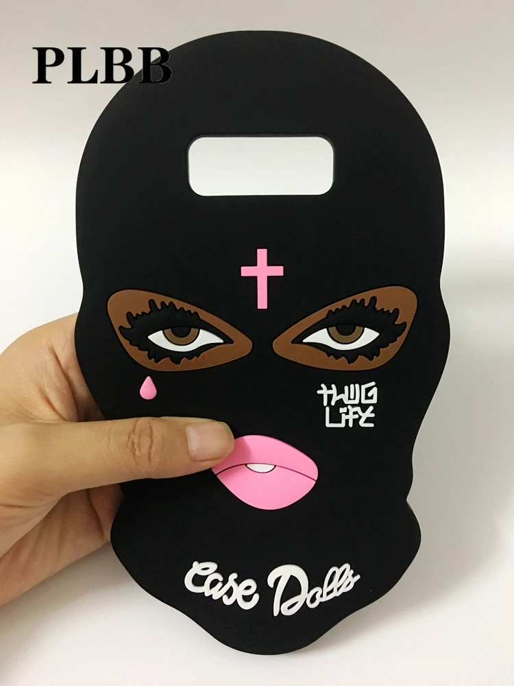 3D Big Eyes Masked Teared Girl Jesus Christian Cross Coque Silicone Phone Case for Samsung Galaxy Note 8 Capa Fundas Cover |