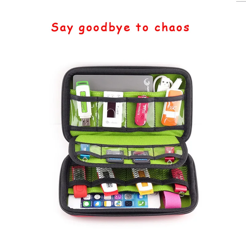 Водонепроницаемый Портативный Ева жесткий диск наушники USB Flash Случае цифровой