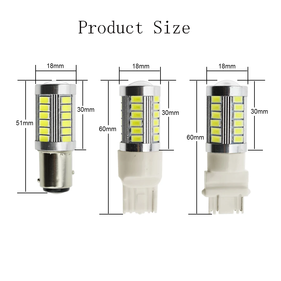 1 шт. автомобиль H8 H11 Led BA15S 1157 BAY15D T20 7440 T25 5630 33SMD Противотуманные фары дневного света