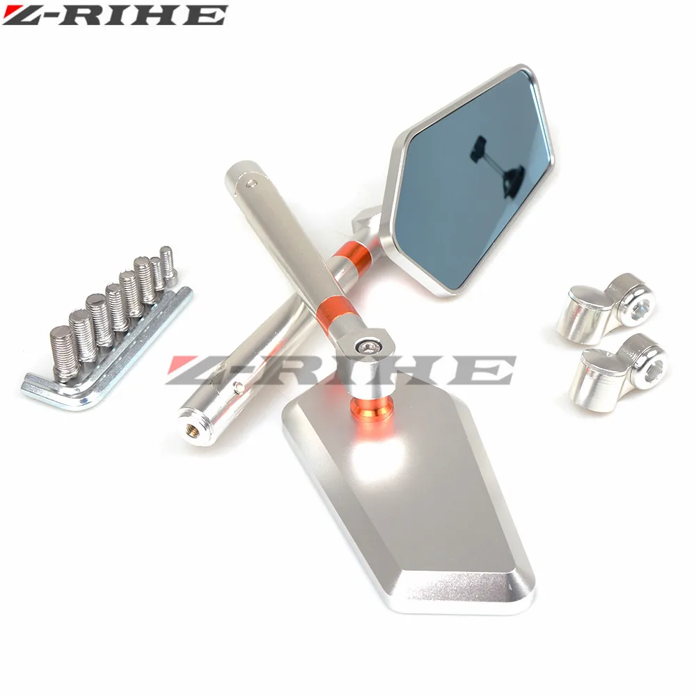 Aluminum motorcycle rearview mirror FOR YAMAHA FZ600 FZ1000 XJ6 XJR1200 XJR1300 V-MAX and other models/1 pairs free shipping | Автомобили