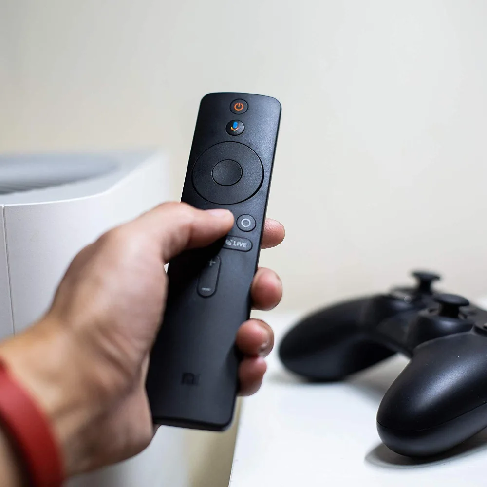 Xiaomi mi Box S Android tv Smart 4K HD четырехъядерный портативный медиаплеер с голосовым