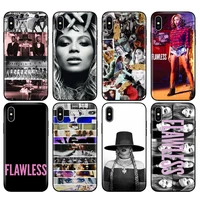 black tpu case for iphone 5 5s se 6 6s 7 8 plus x 10 case silicone cover for iphone xr xs 11 pro max case beyonce flawless