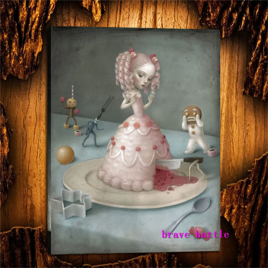 Mark Ryden детский необычный холст для живописи Тёмный мир гостиная спальня домашний