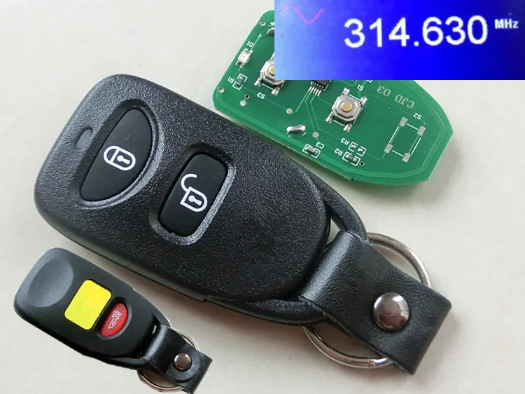 RMLKS пульт дистанционного управления Fob 2 + 1 кнопка 315 МГц 433 подходит для Hyundai Tucson