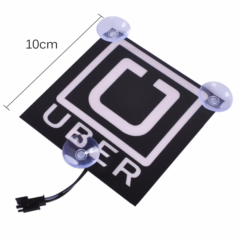 TRICOLOUR 2x Uber el flashing car sticker glow on can window with 5V USB Inverter #TQ407 | Автомобили и мотоциклы