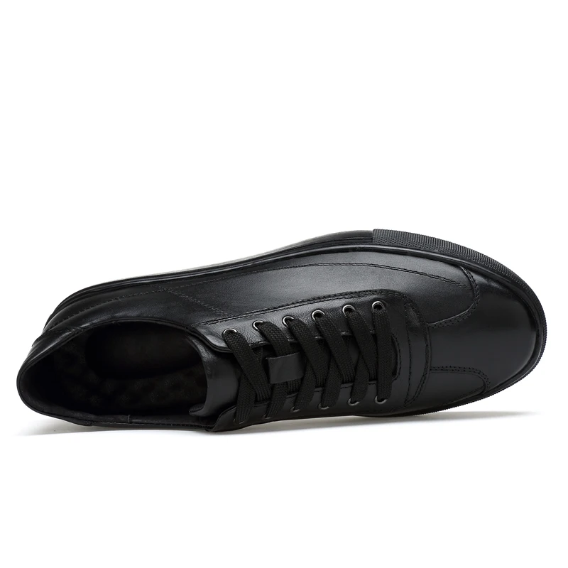 2019 Spring Luxury Brand Cow Leather Men Skateboarding Shoes Outdoor Fashion Lace Up Trainers Sneakers Plus Size 35-48 | Обувь