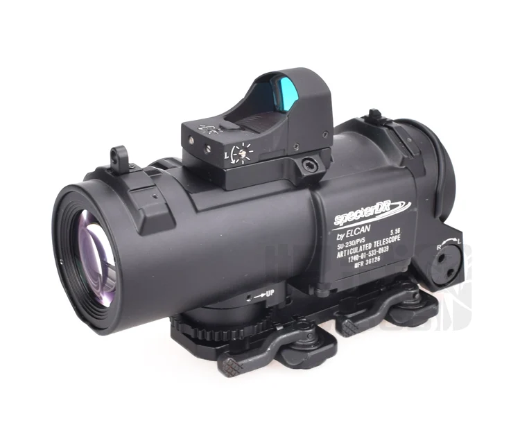 Holy warrior Tactical DR БЫСТРЫЙ съемный 1X-4X Регулируемый двойной ролевой красный точечный прицел страйкбольный прицел для охоты