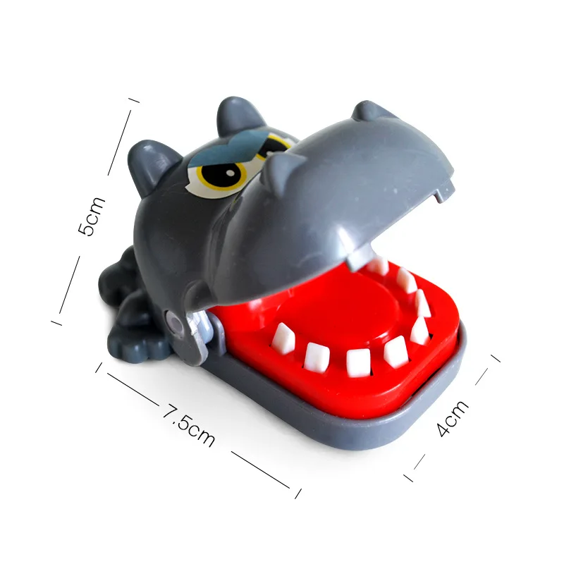 Little Crocodile Забавная новинка, игрушки для детей, крокодил/акула/собака, рот, кусание пальцев, детская игрушка, стимуляция, рулетка, укус, пальчиковые игры, игрушки - Color: Little Crocodile