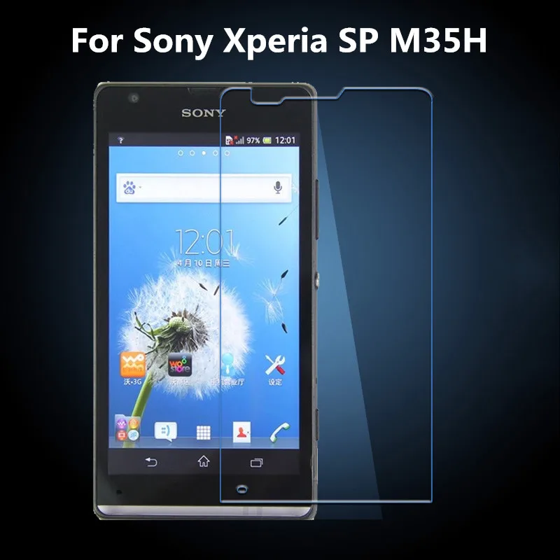 Защитное стекло, закаленное стекло 9H для Sony M35h/Xperia SP/C5302/C5303