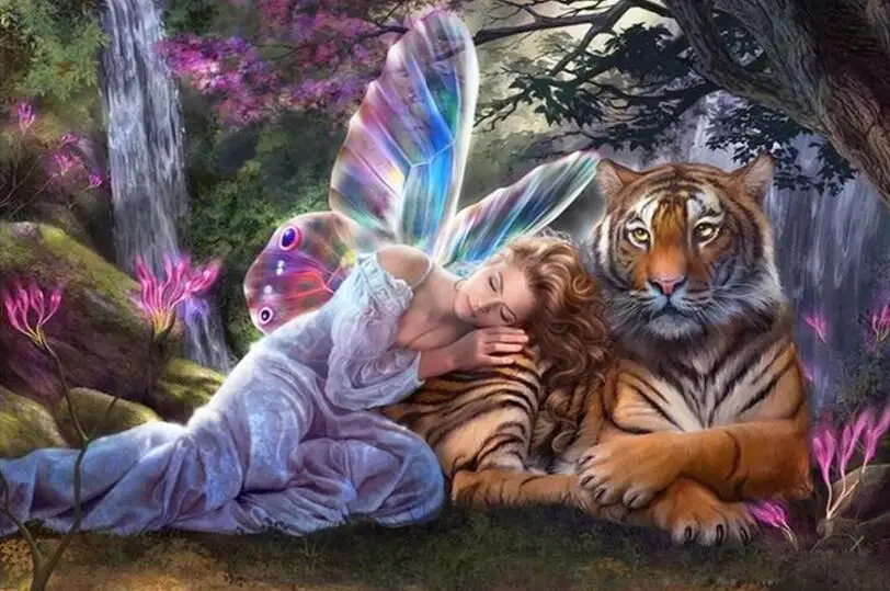 ANGEL'S HAND круглые/квадратные алмазные вышивки крестиком Алмазная вышивка