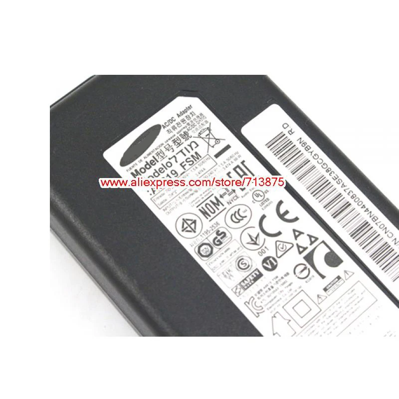 Натуральная A6619_FSM 19V 3.474A Мощность адаптер для samsung UN32M5300AF UN32M530DAFXZA UN32J525DA светодиодный ТВ 5205 UE32J4570 UN32J4570