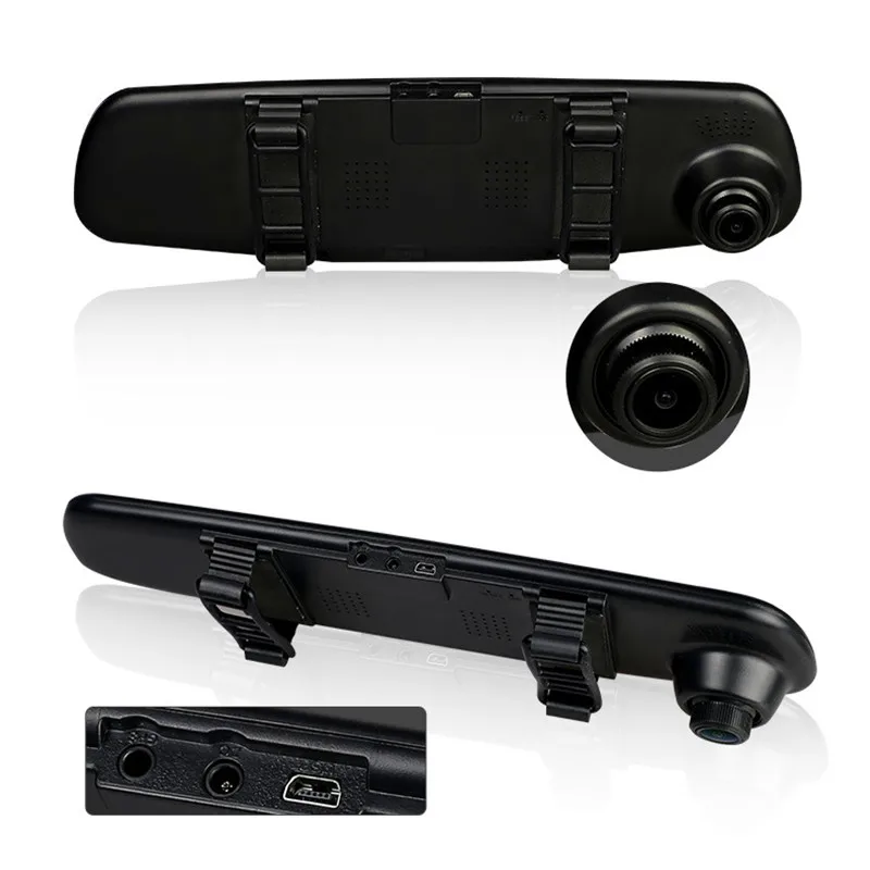 AZGIANT Dash Cam Автомобильный видеорегистратор Камера авто Full HD 1080P 4 3 дюймов зеркало