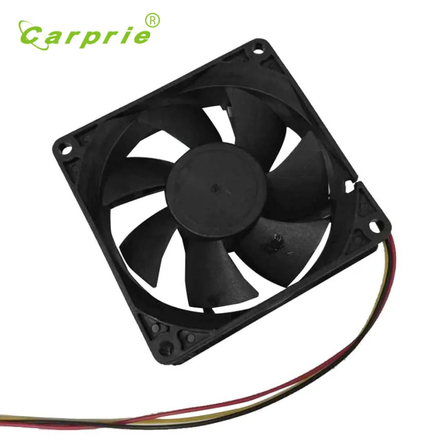 Carprie Новый тихий 8 см/80 мм/80x80x25 мм 12 в компьютер/ПК/процессор бесшумный охлаждающий