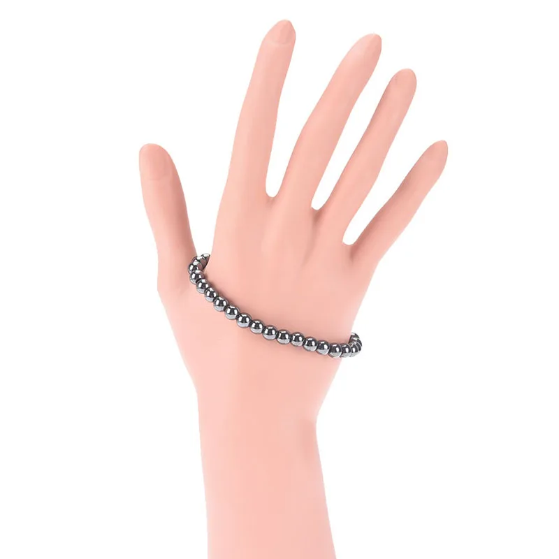 Магнитный браслет для лечения потери веса черный камень 1 шт.|Товары похудения| |