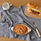 Хлопковая льняная скатерть, фотографированный фон, тканевые салфетки, салфетки для обеденного стола, для кухни, домашнего декора