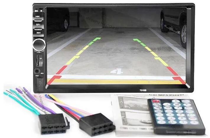 7018B 2DIN Автомобиль Bluetooth аудио 7 &quotHD радио в тире Разрешение Touch ScreenP3 светодиодный