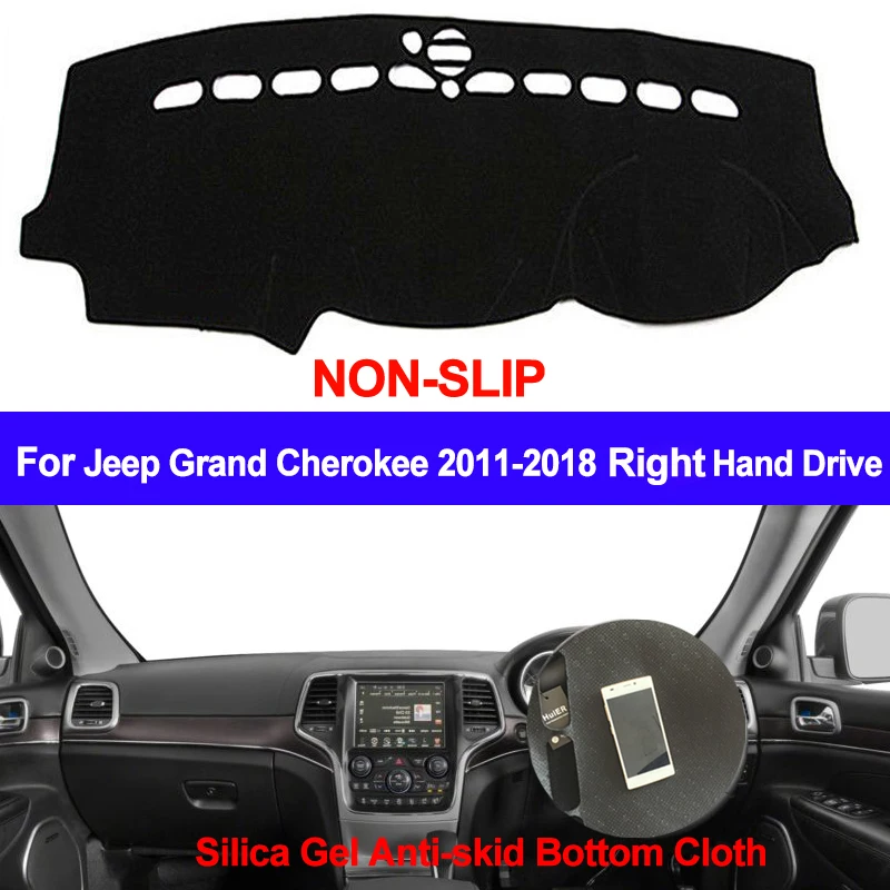 TAIJS для Jeep Grand Cherokee 2011 2013 2014 2015 2016 2017 2018 коврик приборной панели силиконовый