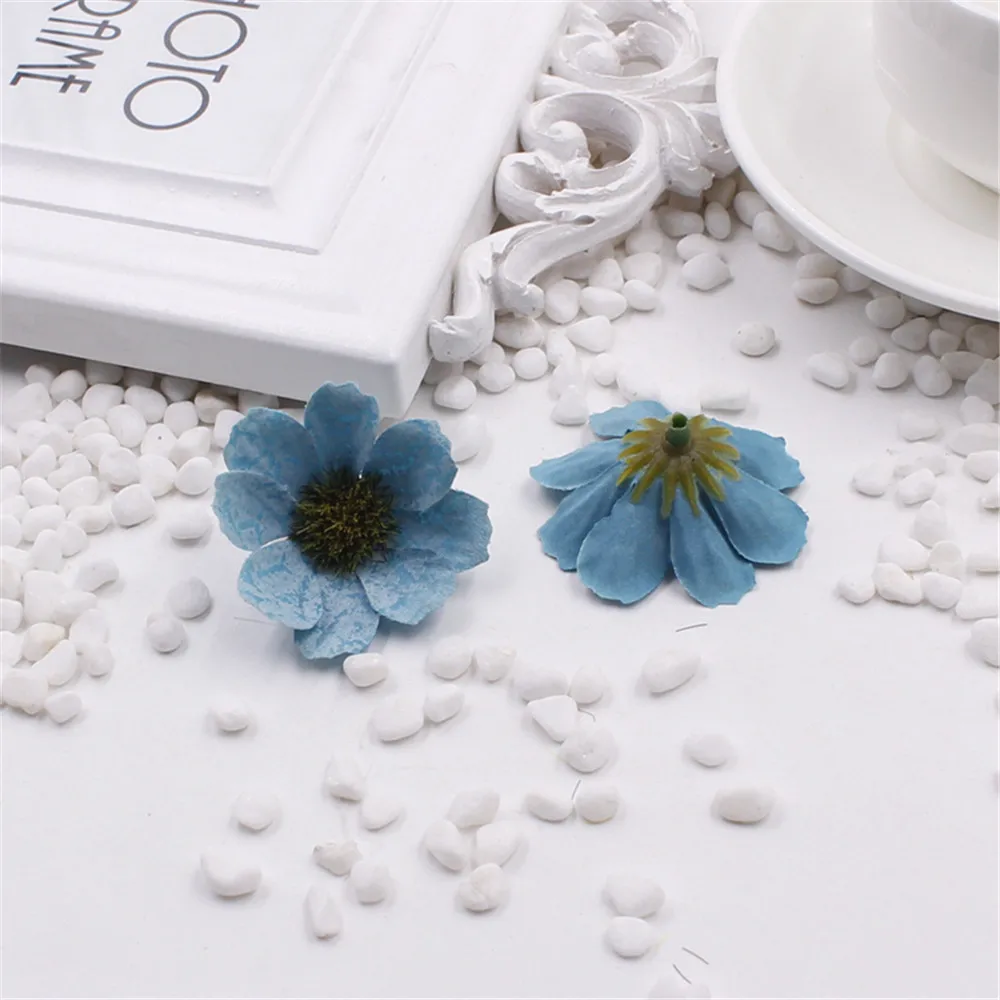 Искусственные шелковые цветы 5 шт./лот 4 см|silk flowers artificial|silk flowersartificial |