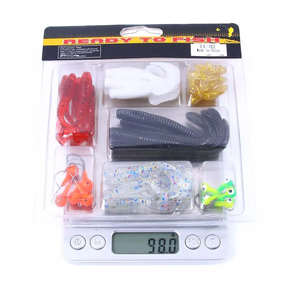 T Хвост Мягкая силиконовая приманка Jig Head крюк рыболовные приманки искусственные