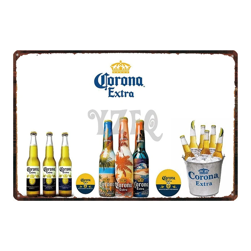 

Beer Tin Sign Plaque Metal Vintage Beach Retro Plate Wall Pub Restaurant kitchen Home Art Music Bar Decor Wall Sticker DU-2611