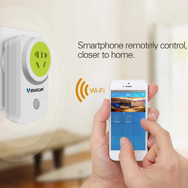 Vstarcam США ВЕЛИКОБРИТАНИЯ AU ЕС Smart Power Разъем Мобильного ГЛАЗ 4 & EyeCloud APP