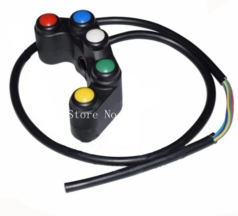 Motorcycle Electric Switch 7/8&quot 22mm Handlebar Switches Headlight Fog Lamp Light Horn ON OFF Start Button For HONDA CBR600 1000 |