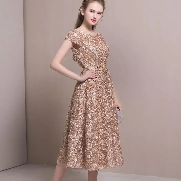 Платье женское винтажное с коротким рукавом|Женские платья| |