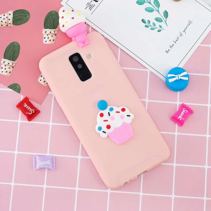 3D Cute Panda Bear Silicone Case for Samsung Galaxy A6/A8 Plus/J2/J3 Pro/J6 2018/A3/A5/A7 2017/J310/J510/J710/J520 Cartoon Cases |