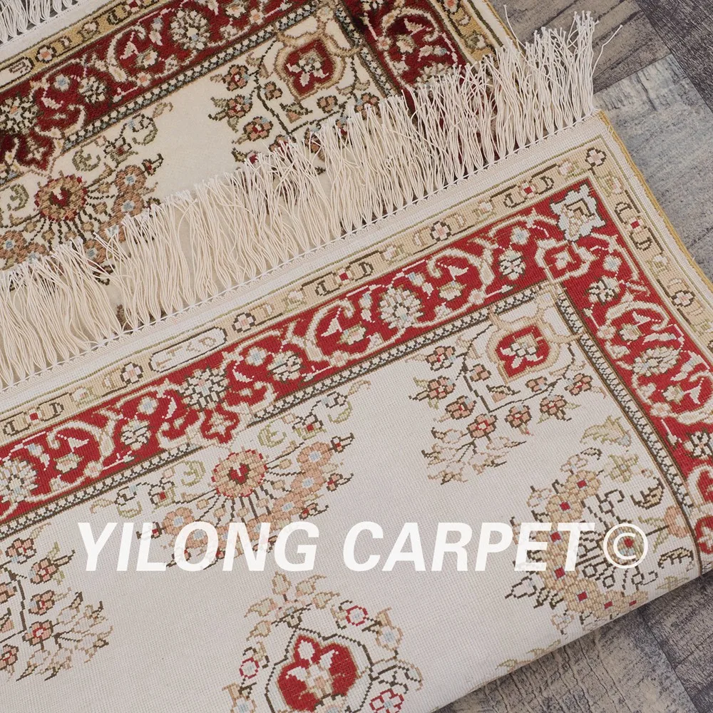 YILONG 2 'x 3' турецкий чистый Шелковый ковер ручной работы изысканная восточная