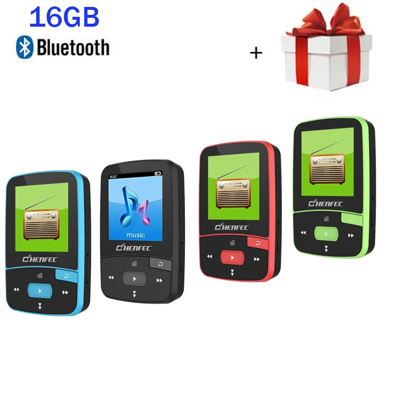 2020 Новое поступление MP3 плеер 16 ГБ с Bluetooth музыкальный и клип спорт AJ2127 чип ПЕДО