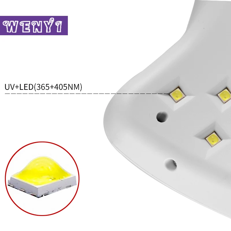 УФ-лампа UVLED SUN 5 светодиодная мини-Сушилка для ногтей маникюрные лампы с двойным