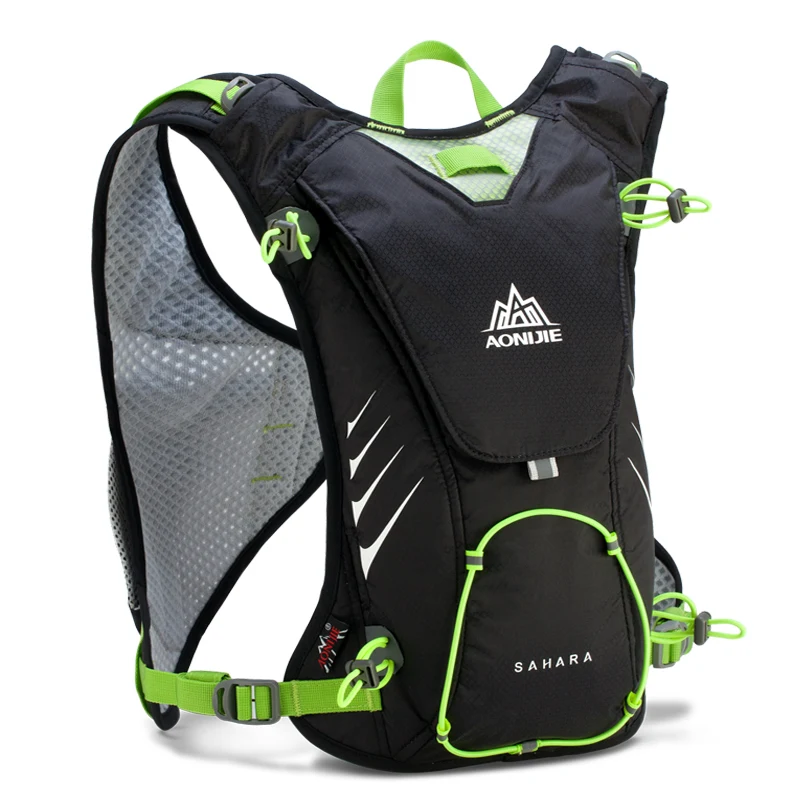

AONIJIE Men Women Lightweight Trail Running Backpack Outdoor Sports Hiking Racing Bag With Optional 1.5L Hydration Water Bag