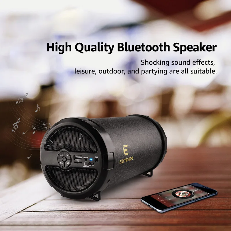 Портативная беспроводная Bluetooth колонка многофункциональный большой динамик для