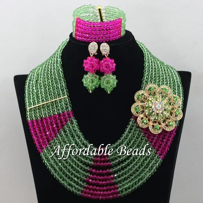 Popular African Wedding Beads Jewelry Set Rare Dubai Gold Handmade Design Wholesale Free Shipping ABE129 | Украшения и аксессуары