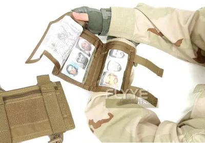 FLYYE MOLLE водонепроницаемый наручные карты Чехол CORDURA Модульная Боевая Охота Кемпинг Альпинизм Тактический поход Открытый PH-C028