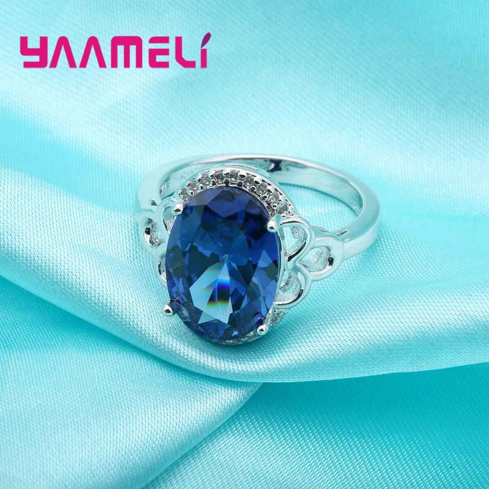 Женское кольцо из серебра 925 пробы с фианитом|crystal wedding ring|ring 925wedding rings |